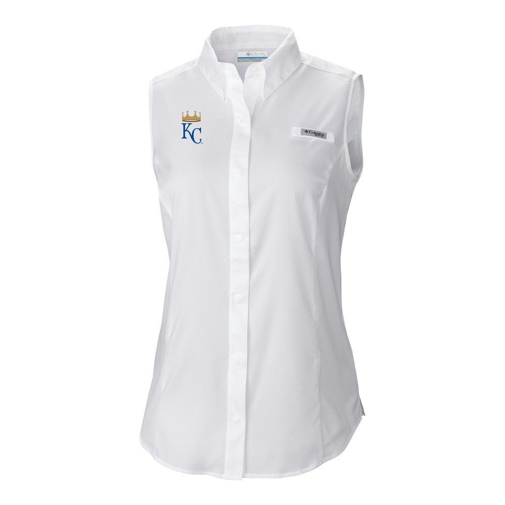 MLB Kansas City Royals Columbia Women's Tamiami Sleeveless Shirt