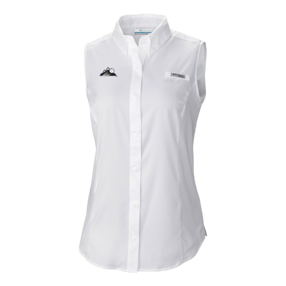 MLB Colorado Rockies Columbia Women's Tamiami Sleeveless Shirt