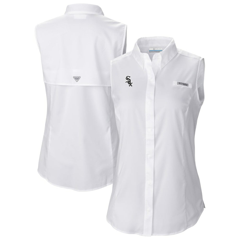 MLB Chicago White Sox Columbia Women's Tamiami Sleeveless Shirt