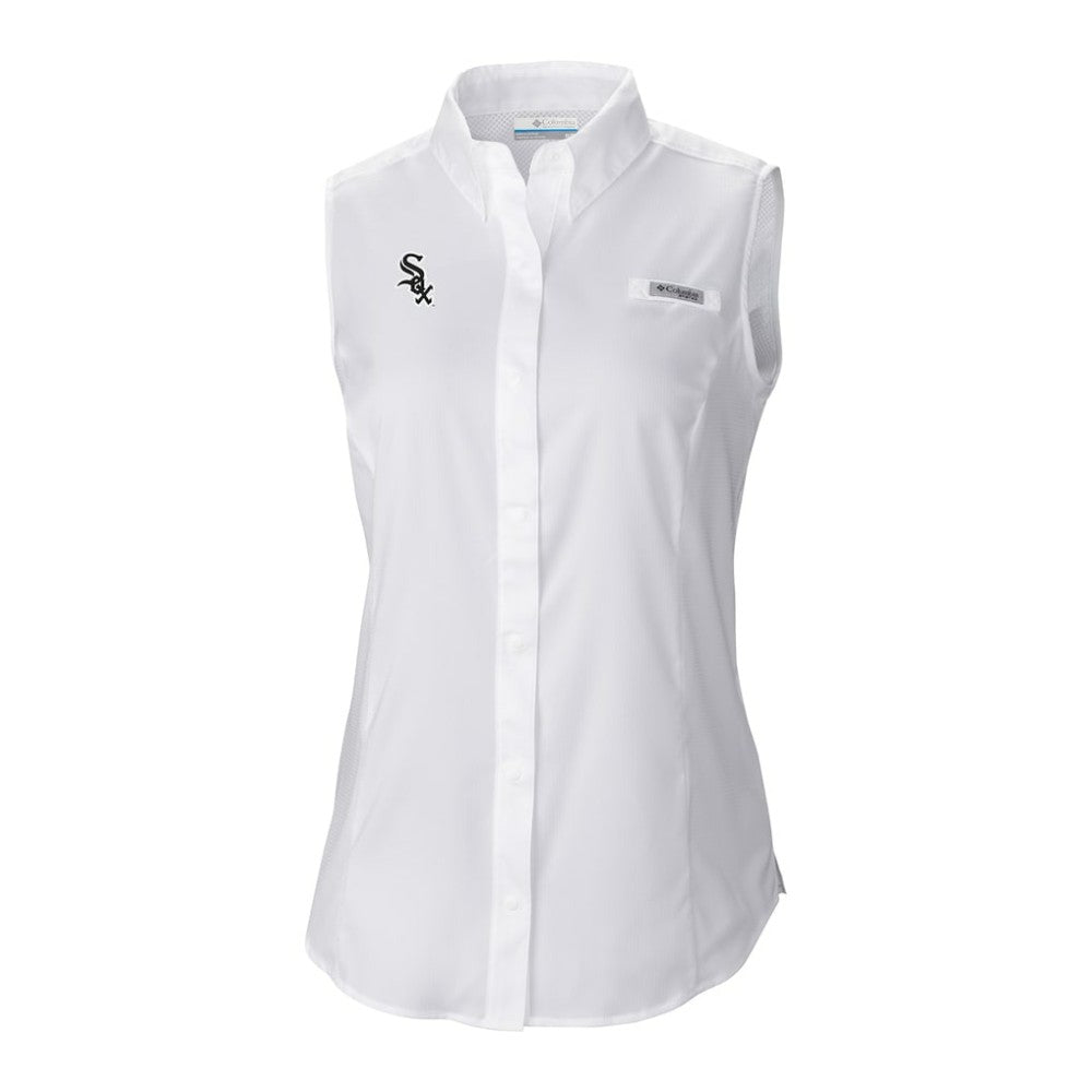 MLB Chicago White Sox Columbia Women's Tamiami Sleeveless Shirt