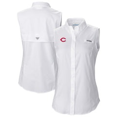 MLB Cincinnati Reds Columbia Women's Tamiami Sleeveless Shirt