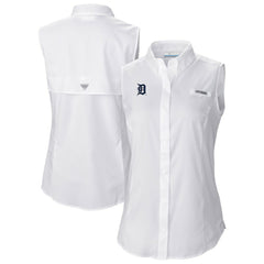 MLB Detroit Tigers Columbia Women's Tamiami Sleeveless Shirt