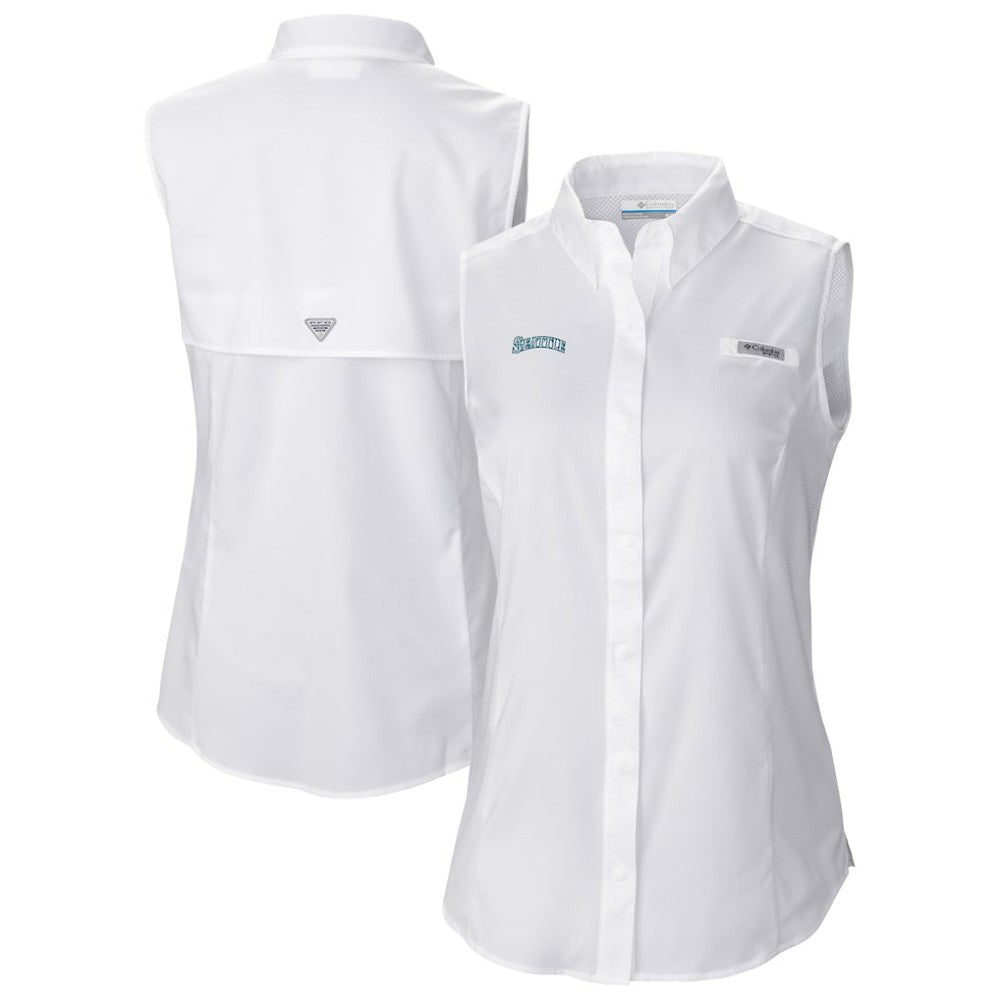 MLB Seattle Mariners Columbia Women's Tamiami Sleeveless Shirt