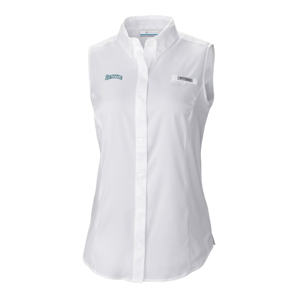 MLB Seattle Mariners Columbia Women's Tamiami Sleeveless Shirt