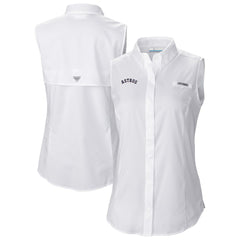 MLB Houston Astros Columbia Women's Tamiami Sleeveless Shirt
