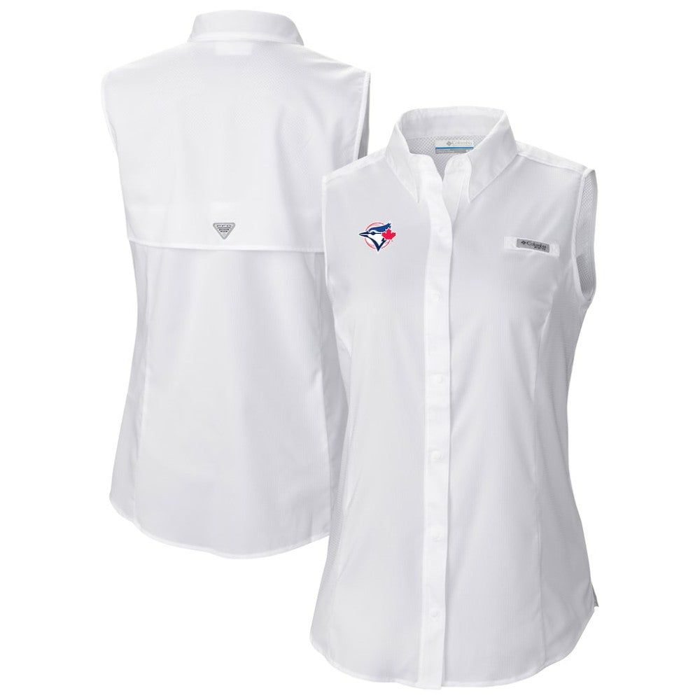 MLB Toronto Blue Jays Columbia Women's Tamiami Sleeveless Shirt