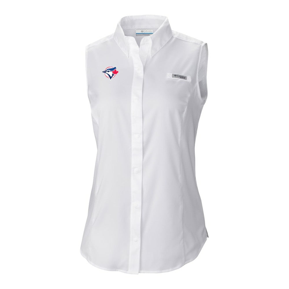 MLB Toronto Blue Jays Columbia Women's Tamiami Sleeveless Shirt