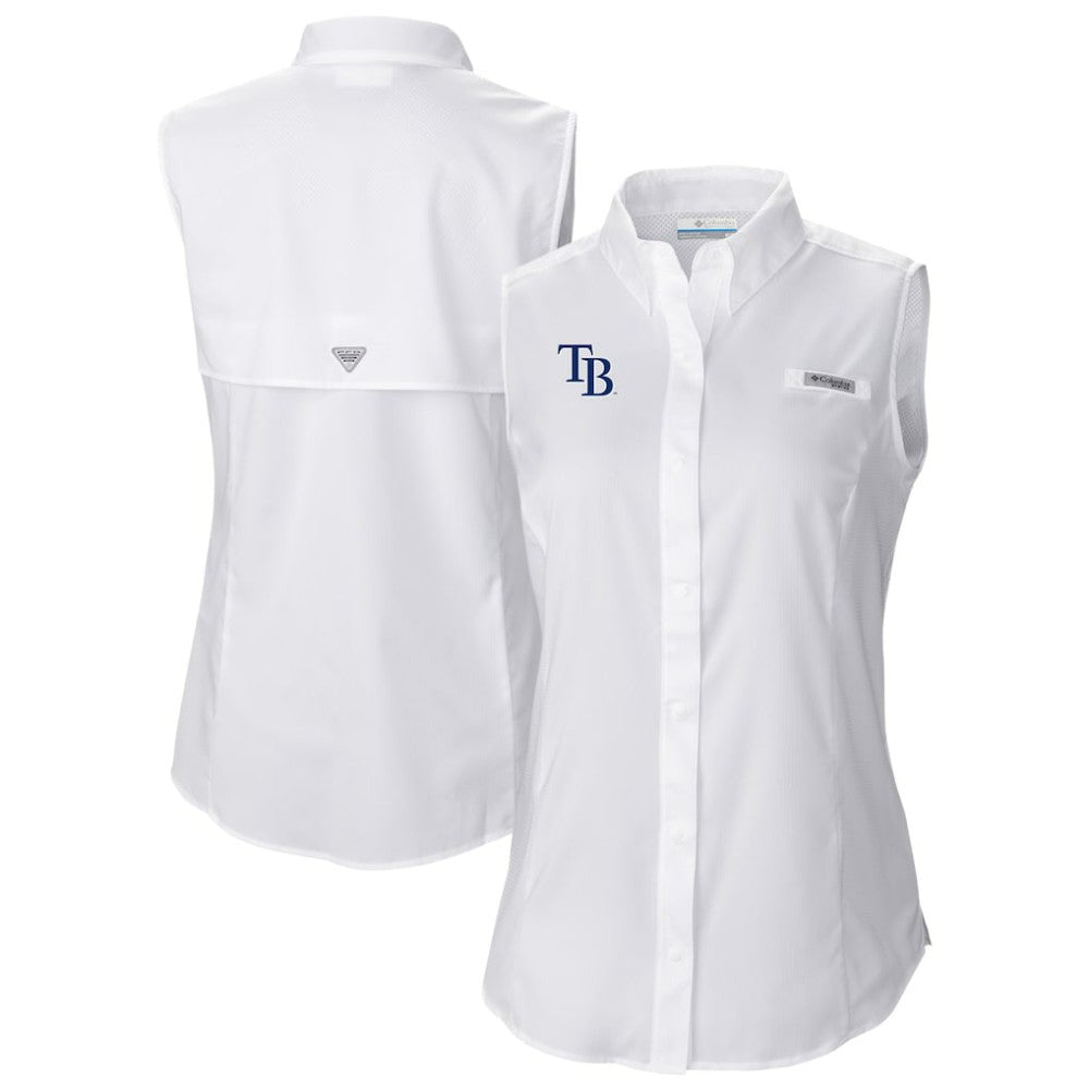 MLB Tampa Bay Rays Columbia Women's Tamiami Sleeveless Shirt