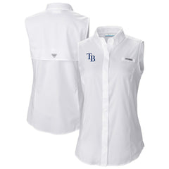 MLB Tampa Bay Rays Columbia Women's Tamiami Sleeveless Shirt