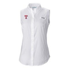 MLB Texas Rangers Columbia Women's Tamiami Sleeveless Shirt