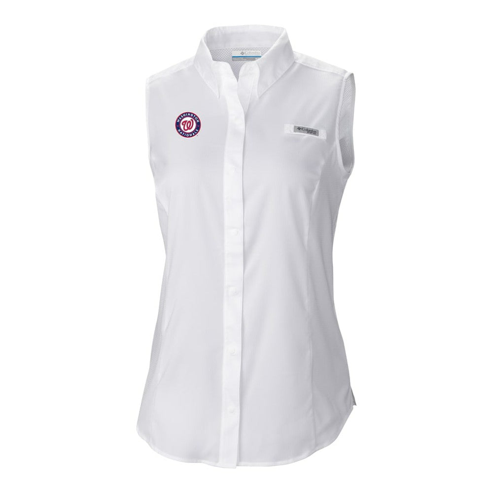 MLB Washington Nationals Columbia Women's Tamiami Sleeveless Shirt