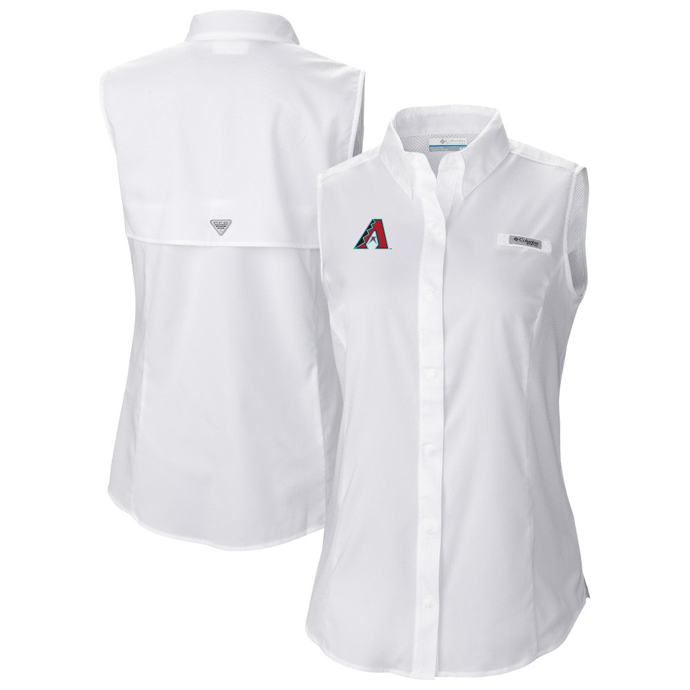 MLB Arizona Diamondbacks Columbia Women's Tamiami Sleeveless Shirt