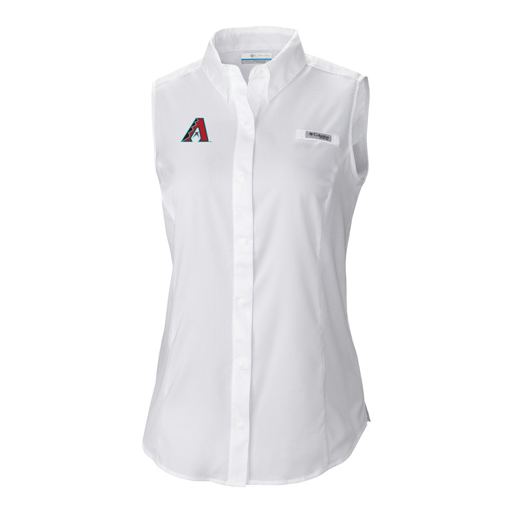 MLB Arizona Diamondbacks Columbia Women's Tamiami Sleeveless Shirt