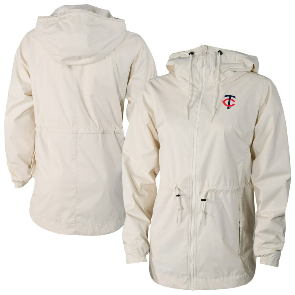 MLB Minnesota Twins Columbia Women's Lily Park Full-Zip Rain Jacket