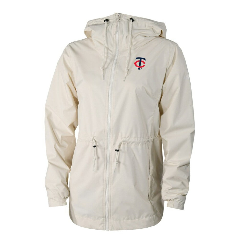 MLB Minnesota Twins Columbia Women's Lily Park Full-Zip Rain Jacket