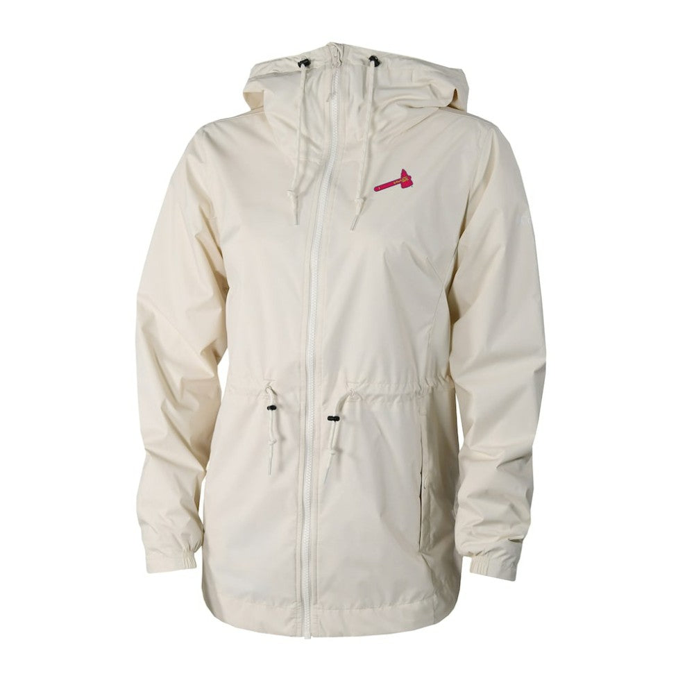 MLB Atlanta Braves Columbia Women's Lily Park Full-Zip Rain Jacket