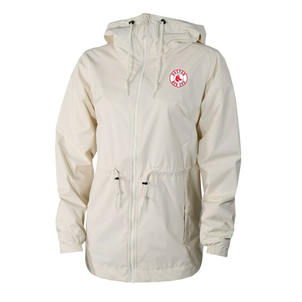 MLB Boston Red Sox Columbia Women's Lily Park Full-Zip Rain Jacket