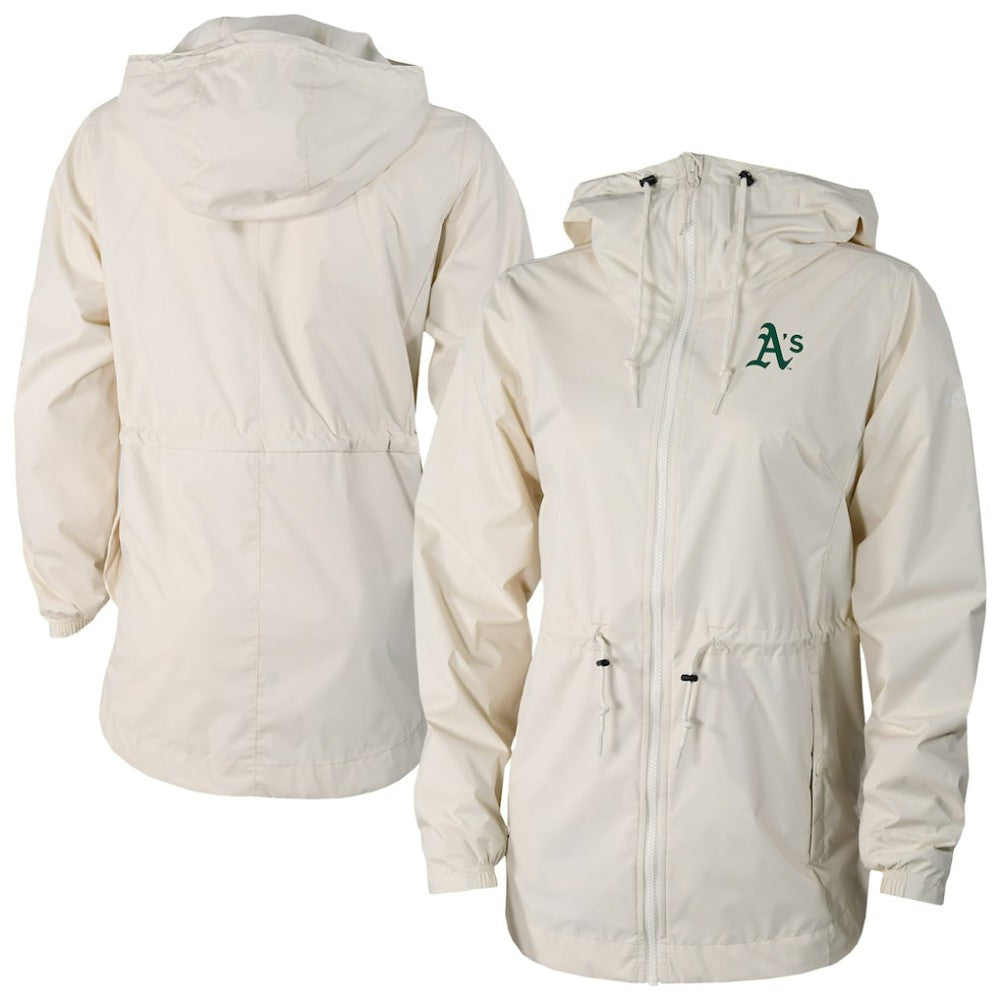 MLB Athletics Columbia Women's Lily Park Full-Zip Rain Jacket