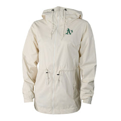 MLB Athletics Columbia Women's Lily Park Full-Zip Rain Jacket