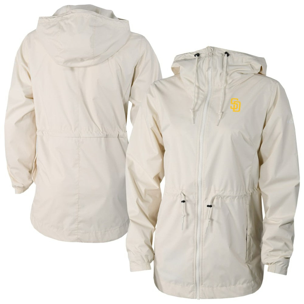 MLB San Diego Padres Columbia Women's Lily Park Full-Zip Rain Jacket