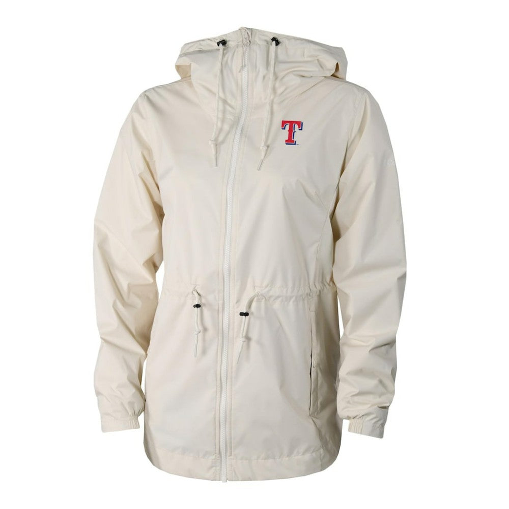 MLB Texas Rangers Columbia Women's Lily Park Full-Zip Rain Jacket