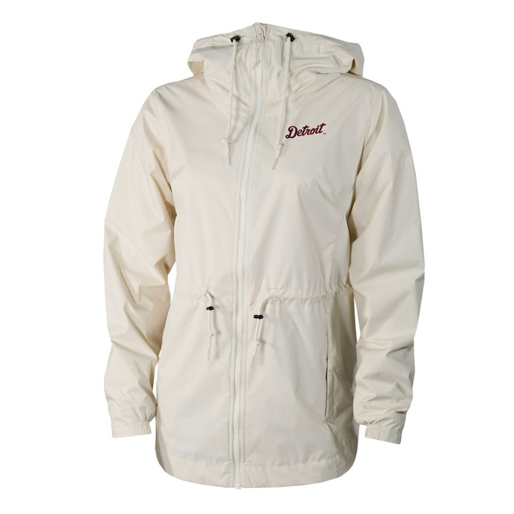 MLB Detroit Tigers Columbia Women's Lily Park Full-Zip Rain Jacket