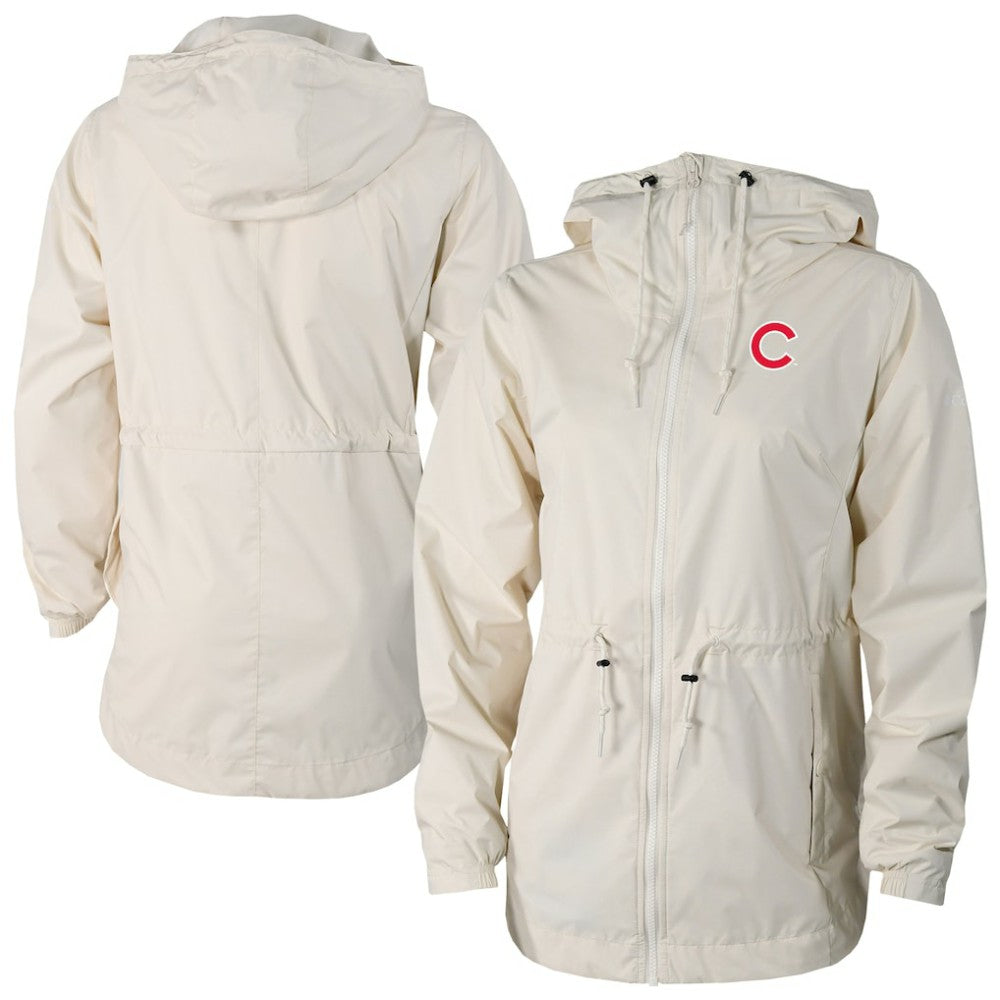 MLB Chicago Cubs Columbia Women's Lily Park Full-Zip Rain Jacket