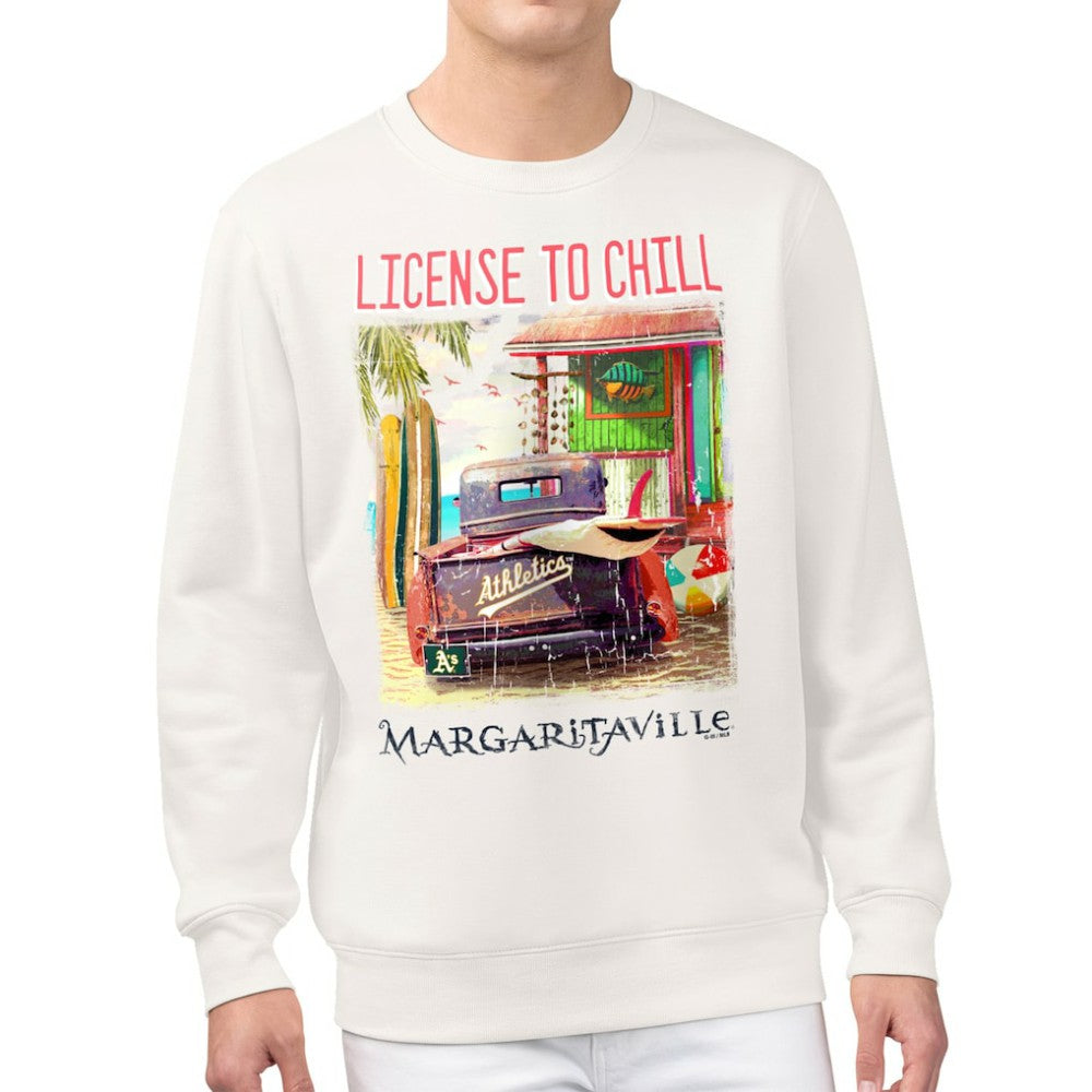 MLB Athletics Margaritaville License to Chill Fleece Sweatshirt