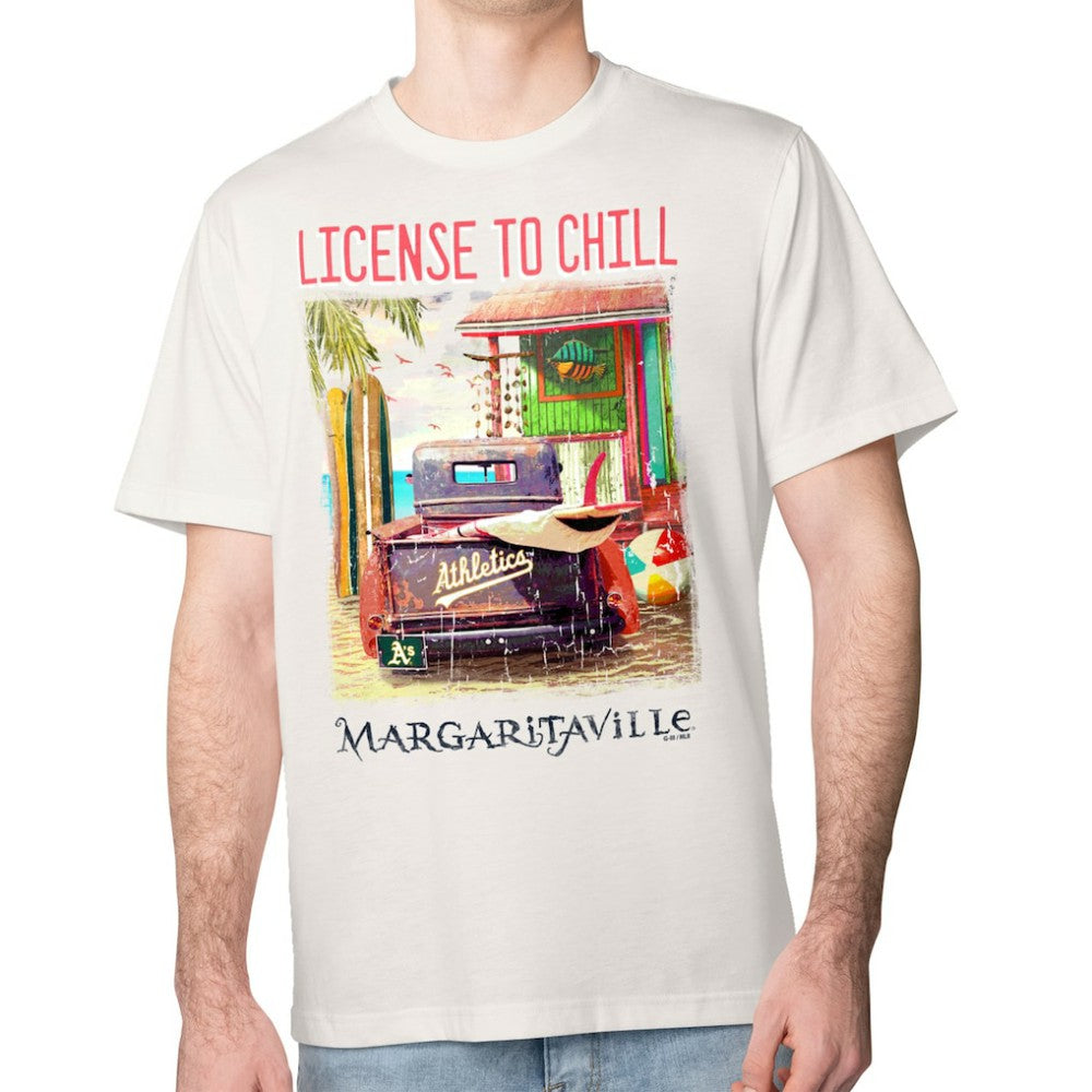 MLB Athletics Margaritaville License to Chill T-Shirt