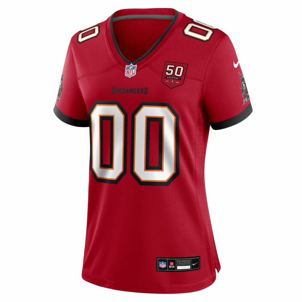 Women's 50th Season Custom Game Jersey - Tampa Bay Buccaneers