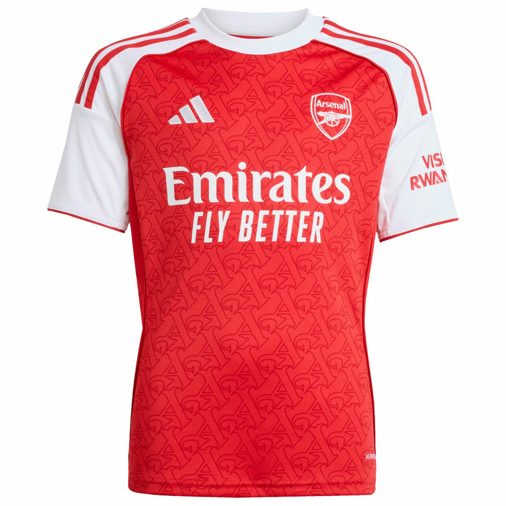 Bukayo Saka Arsenal Youth 2025/26 Home Replica Player Jersey - Adidas Red