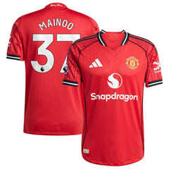 Kobbie Mainoo Manchester United Home 2025/26 Player Jersey - Adidas Red