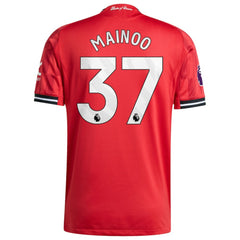 Kobbie Mainoo Manchester United Home 2025/26 Player Jersey - Adidas Red