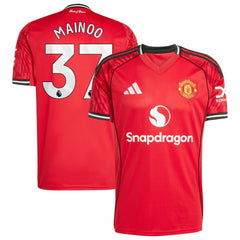 Kobbie Mainoo Manchester United Home 2025/26 Replica Player Jersey - Adidas Red