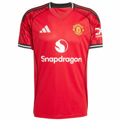 Kobbie Mainoo Manchester United Home 2025/26 Replica Player Jersey - Adidas Red