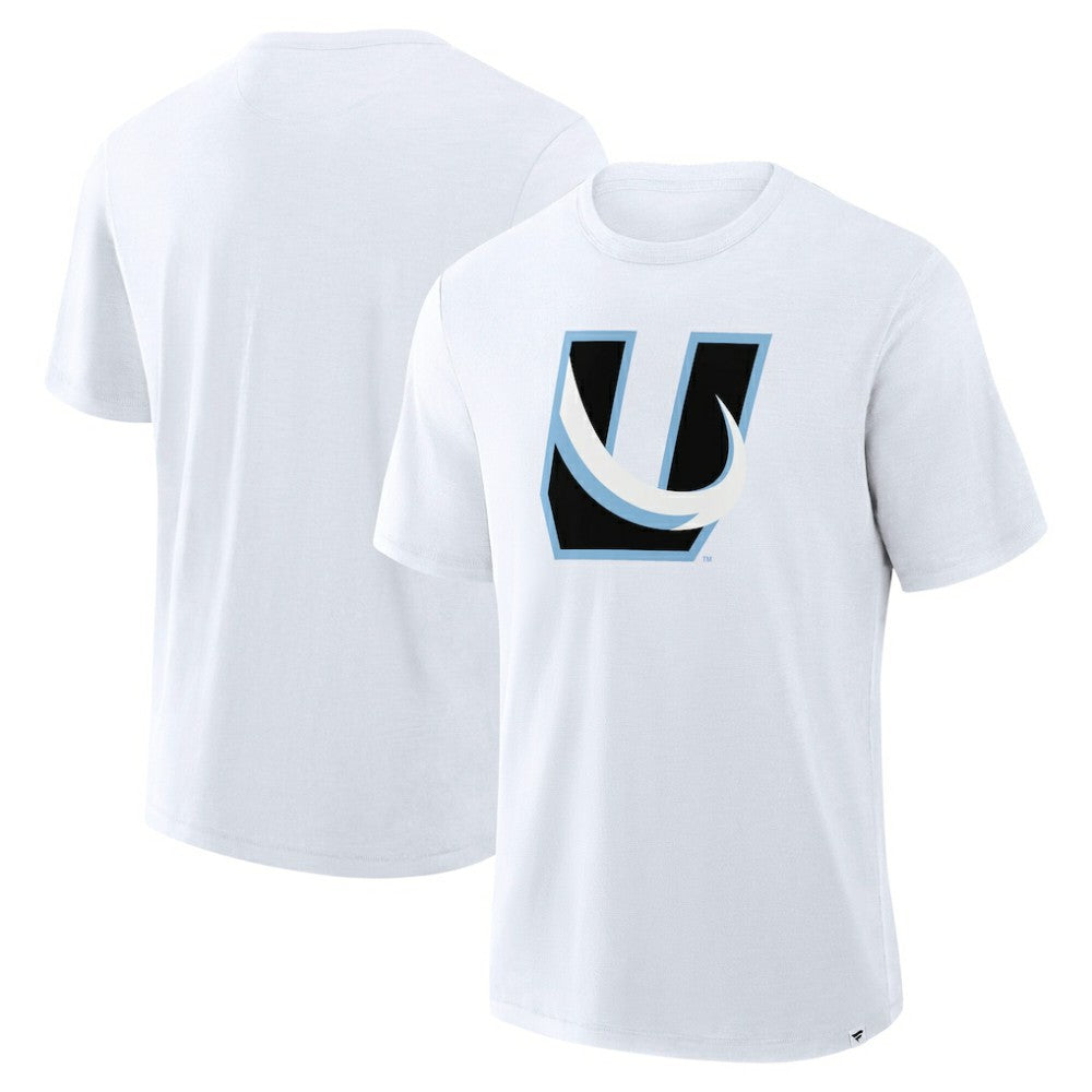 NHL White Utah Mammoth Fanatics Alternate Logo Stadium Slub T-Shirt
