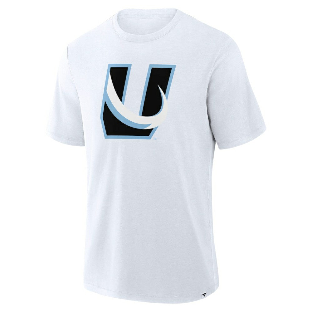 NHL White Utah Mammoth Fanatics Alternate Logo Stadium Slub T-Shirt