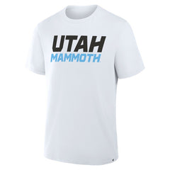 NHL White Utah Mammoth Fanatics Wordmark Legacy T-Shirt