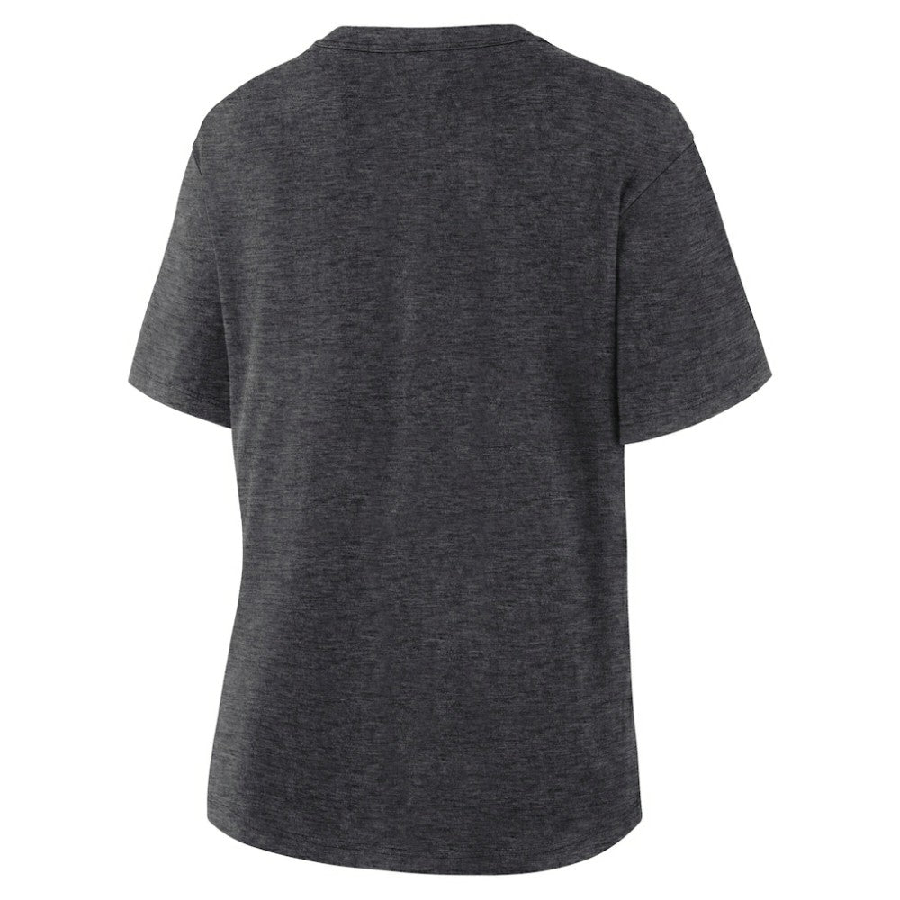 NHL Heather Charcoal Utah Mammoth Fanatics Women's Primary Logo Legacy T-Shirt