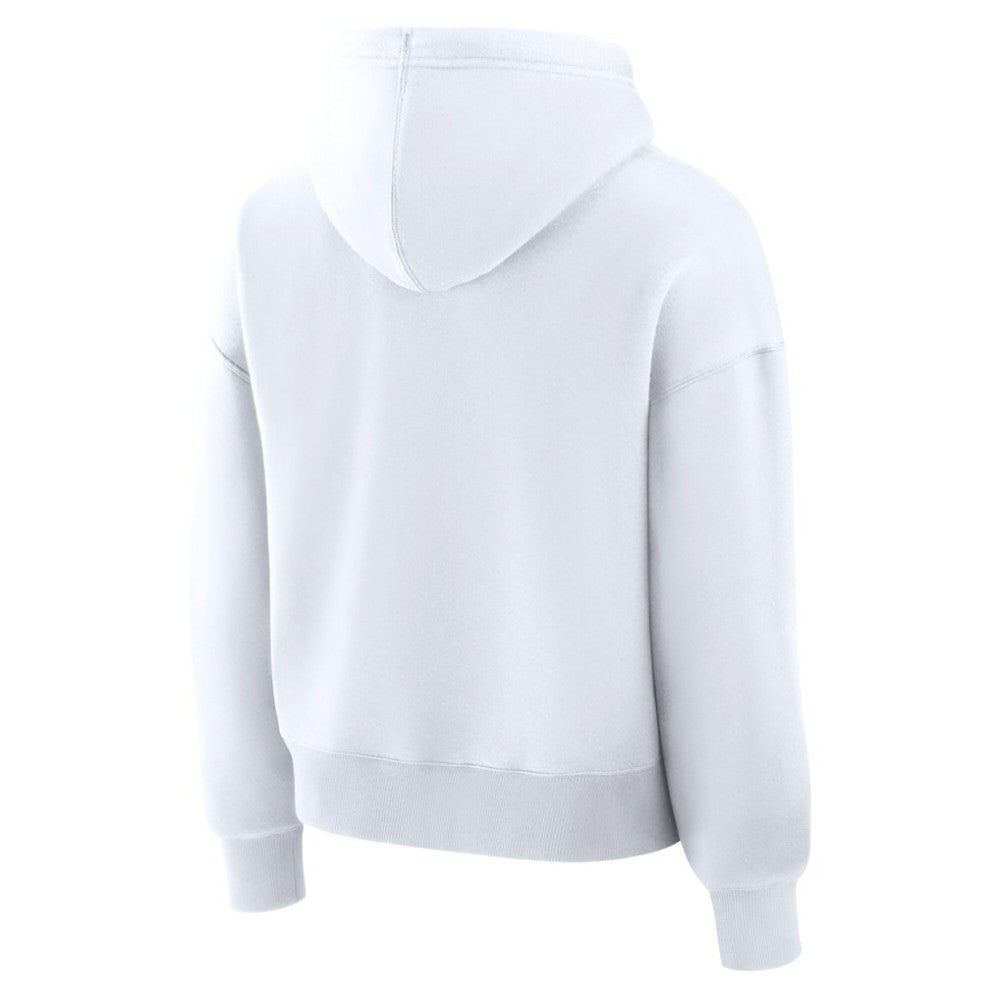 NHL White Utah Mammoth Fanatics Women's Essential Hoodie