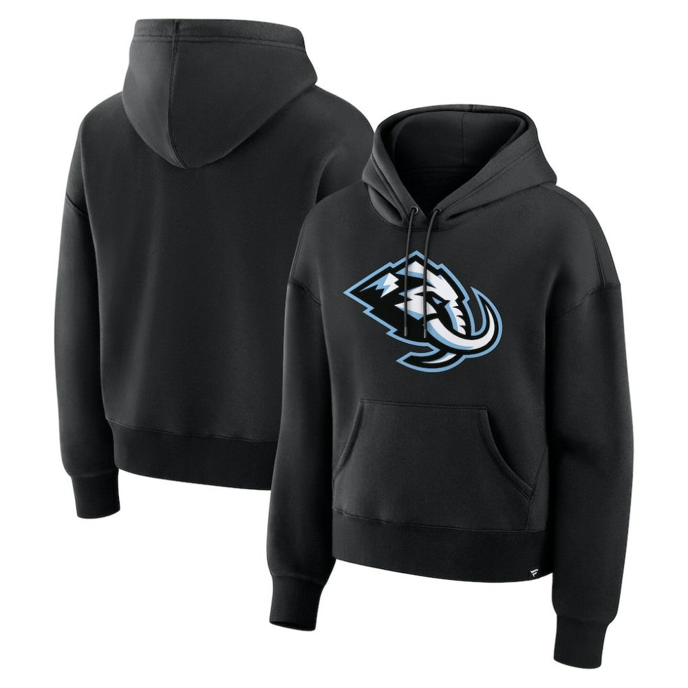 NHL Black Utah Mammoth Fanatics Women's Essential Hoodie