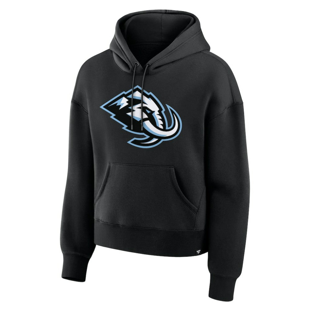 NHL Black Utah Mammoth Fanatics Women's Essential Hoodie