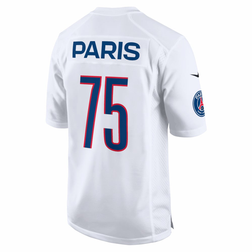 Paris Saint-Germain 2025 Soccer x NFL Game Jersey - Nike White
