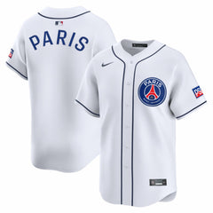 Paris Saint-Germain 2025 Soccer x MLB Limited Jersey - Nike White