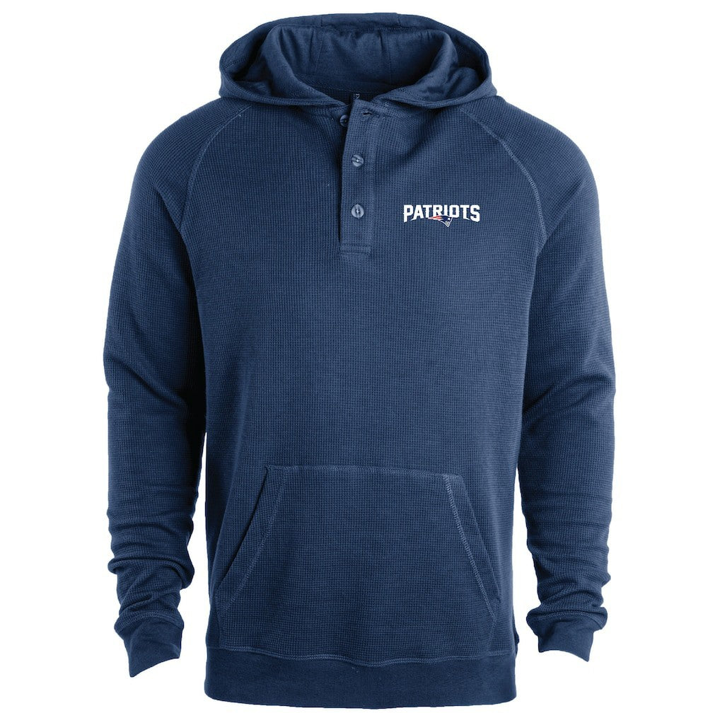 Dunbrooke Montana Raglan Thermal Hoodie - New England Patriots