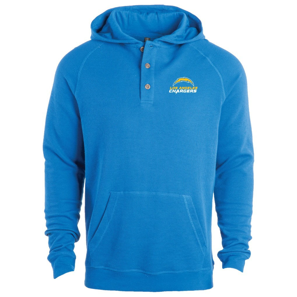 Dunbrooke Montana Raglan Thermal Hoodie - Los Angeles Chargers