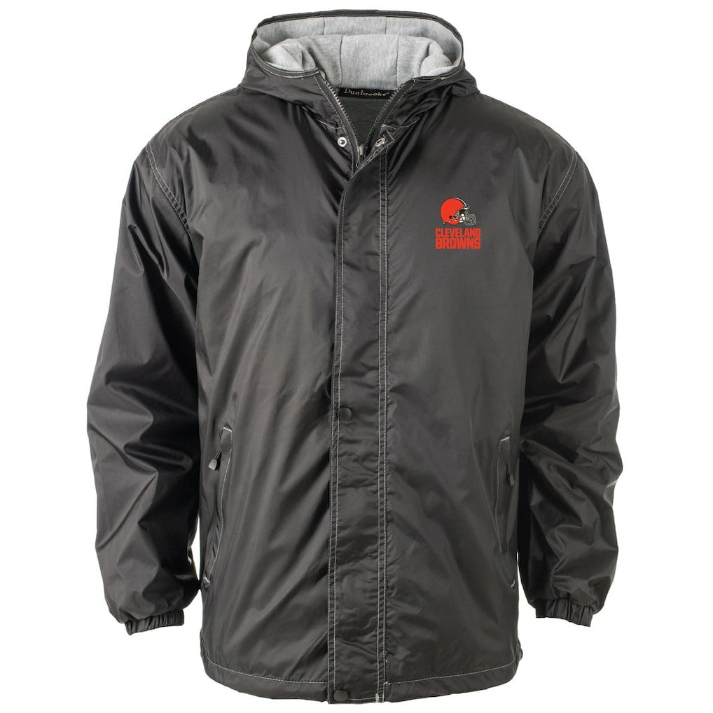 Dunbrooke Big & Tall Logo Legacy Stadium Full-Zip Hooded Jacket - Cleveland Browns