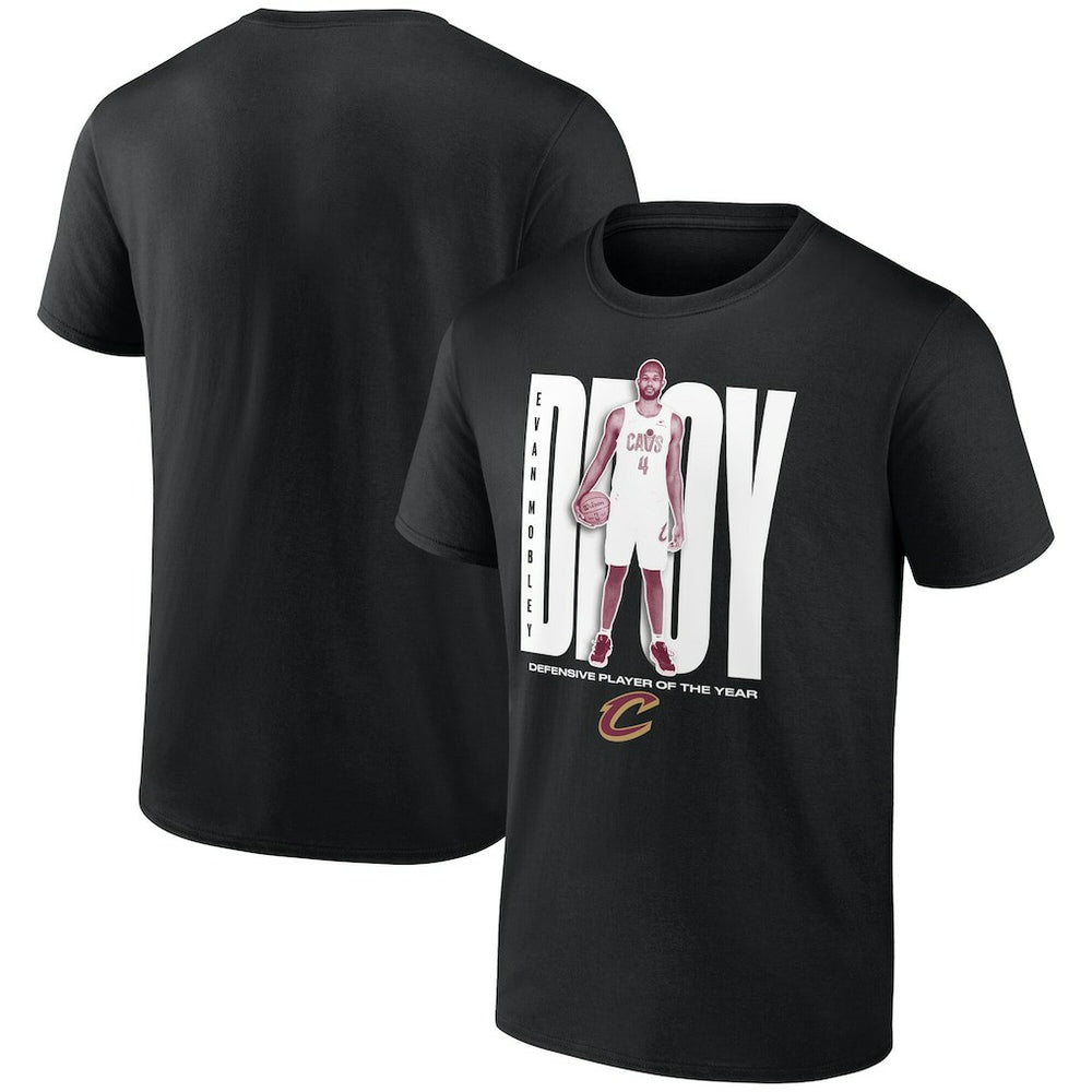 NBA Evan Mobley Cleveland Cavaliers 2025 NBA Defensive Player of the Year T-Shirt sale