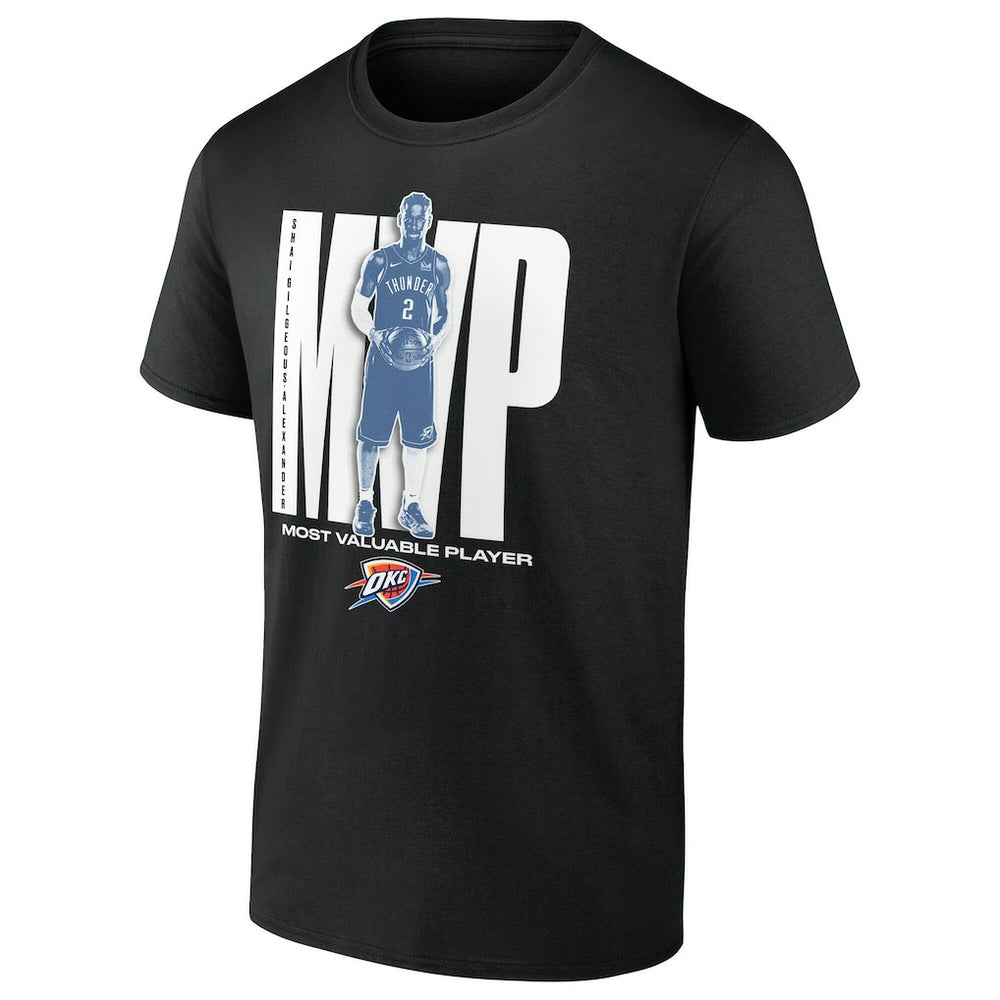 NBA Shai Gilgeous-Alexander Oklahoma City Thunder 2025 NBA MVP T-Shirt sale