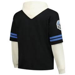 '47 Big & Tall Split Zone Cornerback V-Neck Hoodie - Detroit Lions